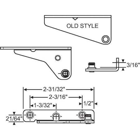Strybuc Clip On Stud Bracket 39-299